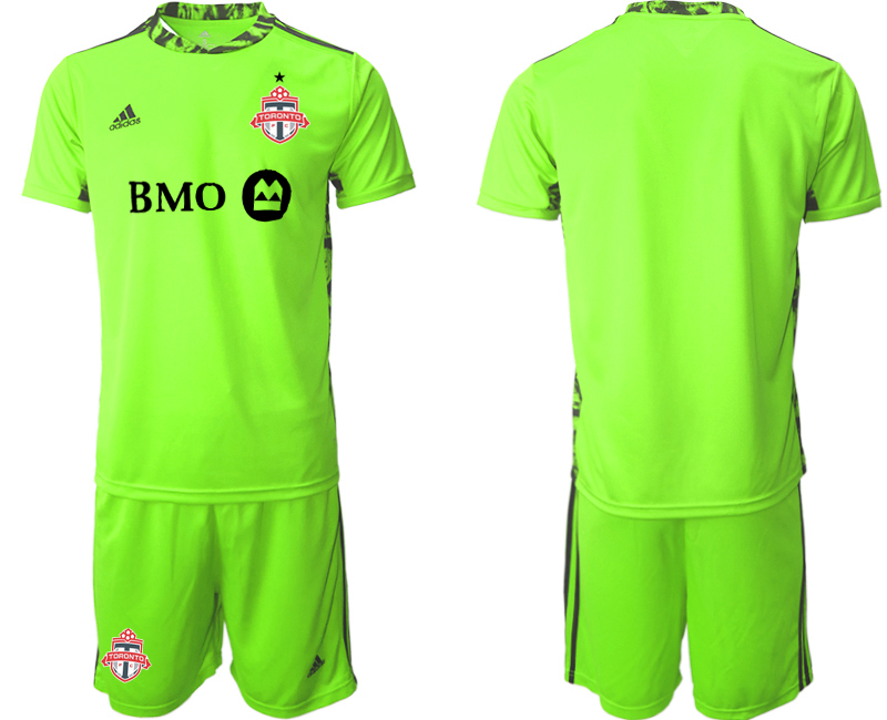 Men 2020-2021 club Toronto FC goalkeeper fluorescent green Soccer Jerseys
